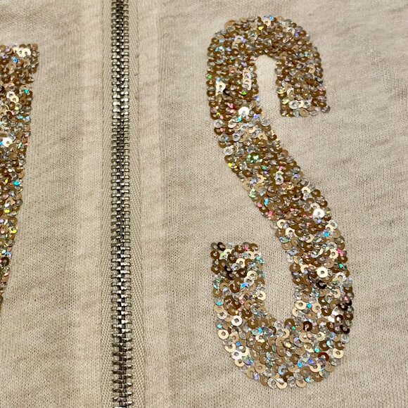 Victoria's Secret Angel Sequin Zip Hoodie - Medium - NWOT - Picture 7 of 7